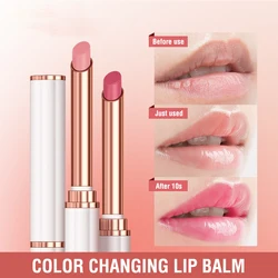 Bálsamo labial que cambia de Color, aceite de lápiz labial hidratante, brillo de labios de larga duración, cera de abeja Natural, cosméticos para el cuidado de los labios