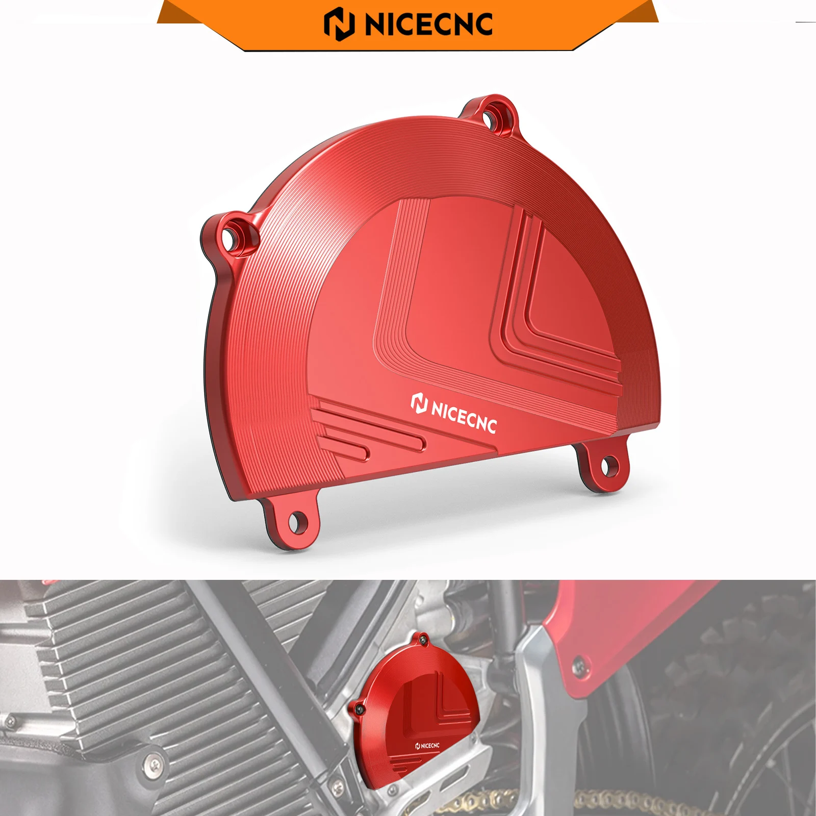 

NICECNC Left Motor Cover Guard Protector For Stark Varg EX MX 2024-2025 Electrical Bike Parts 6061-T6 Aluminium Motorcycle