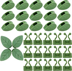 Plant Climbing Wall Fixture Clips, gancho auto-adesivo, suporte vegetal de jardim, clipe de ligação, parede invisível, 10-30pcs