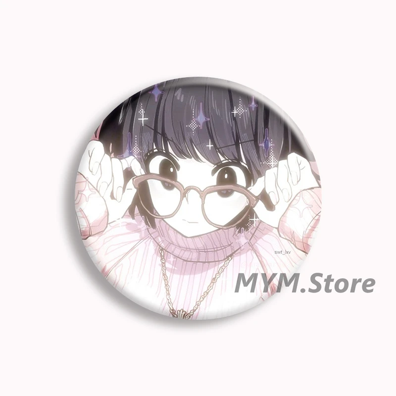 Shizuku Murasaki Anime Soft Button Pin Hunter Cartoon Character Fanart Brooch Badge Bag Decor Fans Collect Friends Gifts