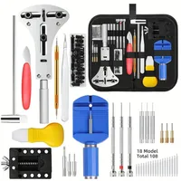 147pcs/set Watchmaker Watch Repair Tools Kit, Case RemoverOpener Bar Convenience Brand Clock Tool smart watch bands Accessories
