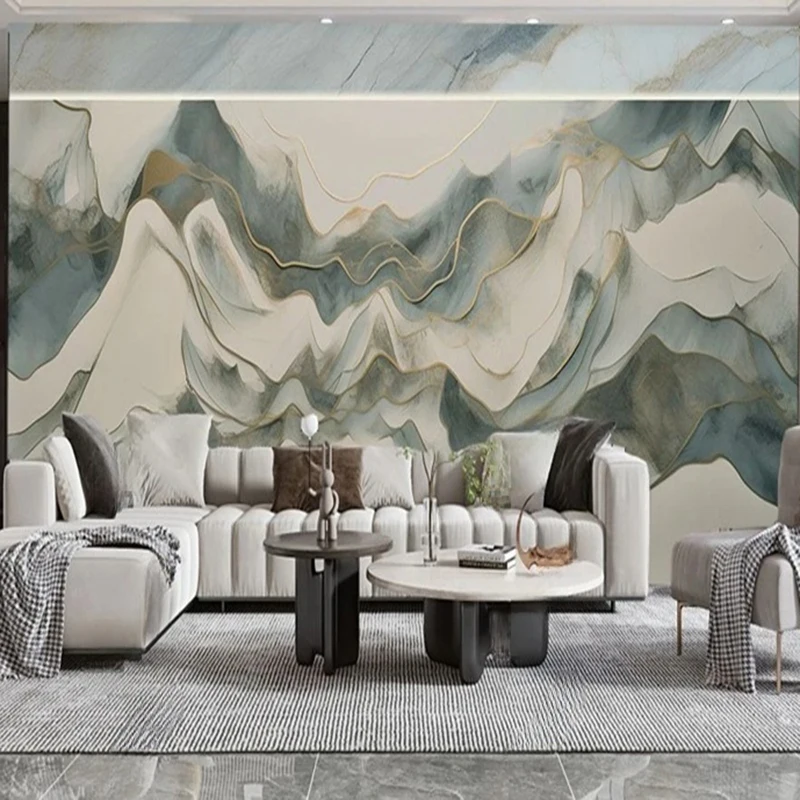 MU8050 3D Photo Papel De Parede Chinese Artistic Conception Beautiful Lotus Mural Wallpapers For Living Room Bedroom Home Decor
