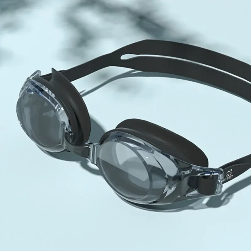 NONE 0 bis 9,0 Erwachsene Myopie Schwimmbrille Silikon Wasserdicht Antibeschlag Dioptrien Schwimmbrille Benutzerdefinierte Verschiedene Links Rechts Augen Grad 7