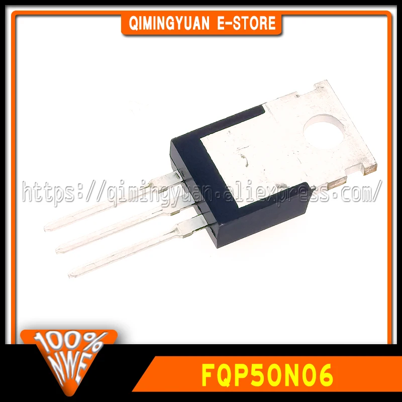 10 ~ 50 قطعة/الوحدة FQP50N06 50N06 TO220 MOSFET 100% مخزون بقعة جديد #3