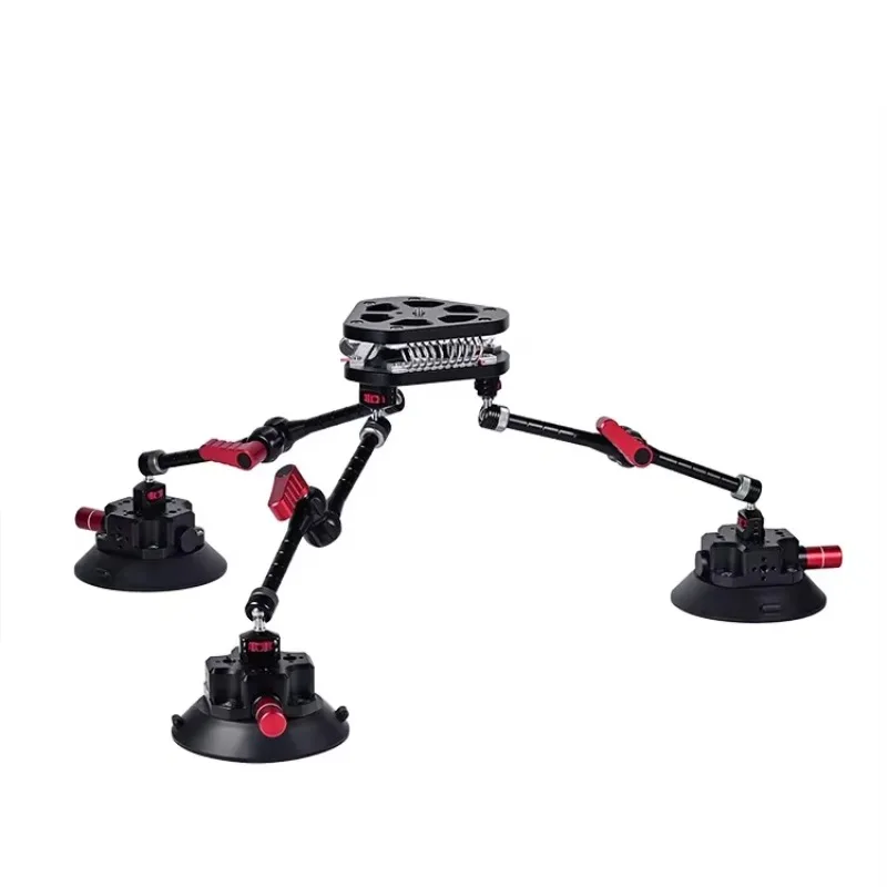 Оригинальный дизайн, амортизатор из стальной проволоки, автомобильное крепление, прочное крепление на присоске для держателя камеры DSLR, автомобильное съемное оборудование