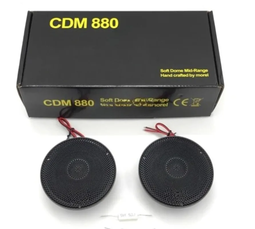 CDM880 Car Alto Speaker (1 Pair) | Soft Dome Titanium Energy Horn, Stereo Improved Alto Horn Head