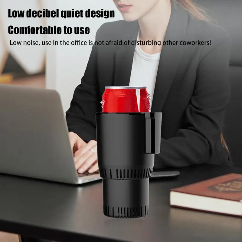 Drink Cooler For Car Rapid Cooling Smart Car Cup Mug Holder Coffee Warmer Mug Portable Car Cooling And Heating Cup Holder