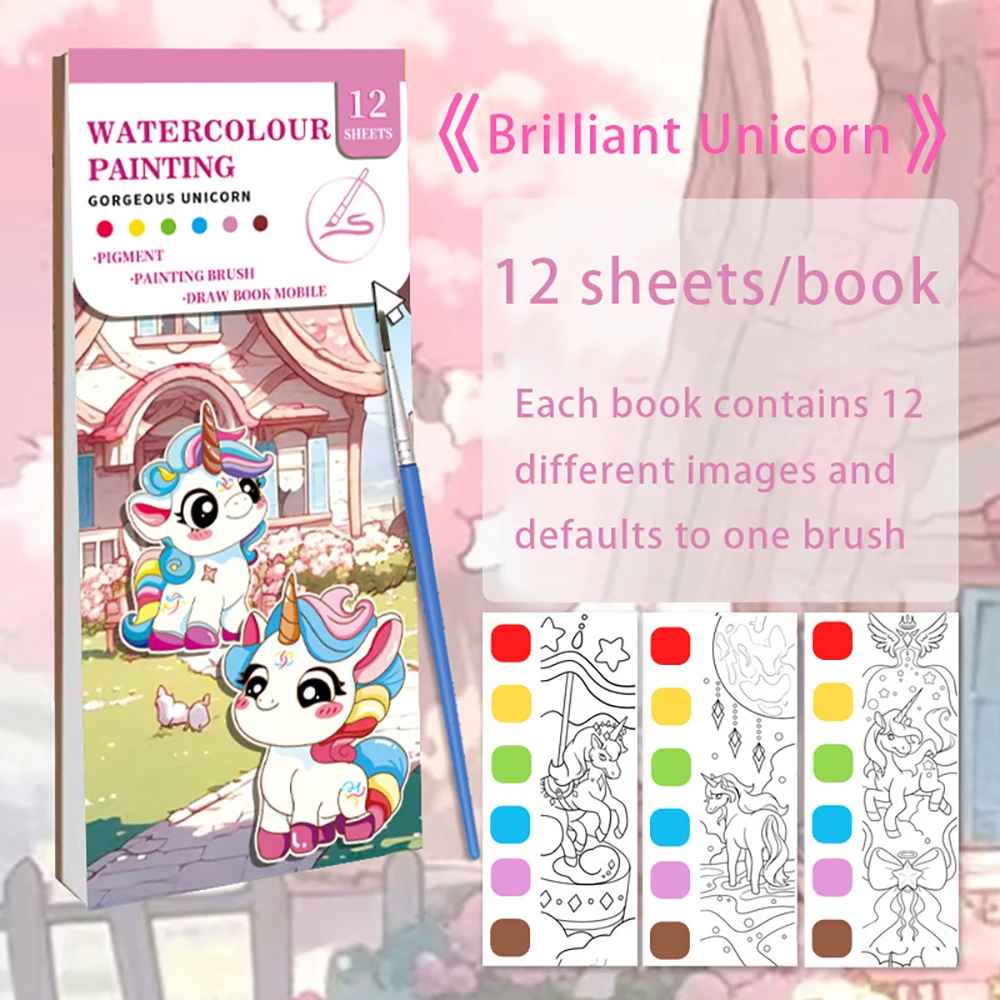 Hot selling student coloring notebook, sticky notes, graffiti drawing notebook