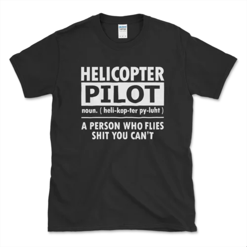  Helicopter Pilot - Definition Helicopter Pilot Premium Gift T-Shirt