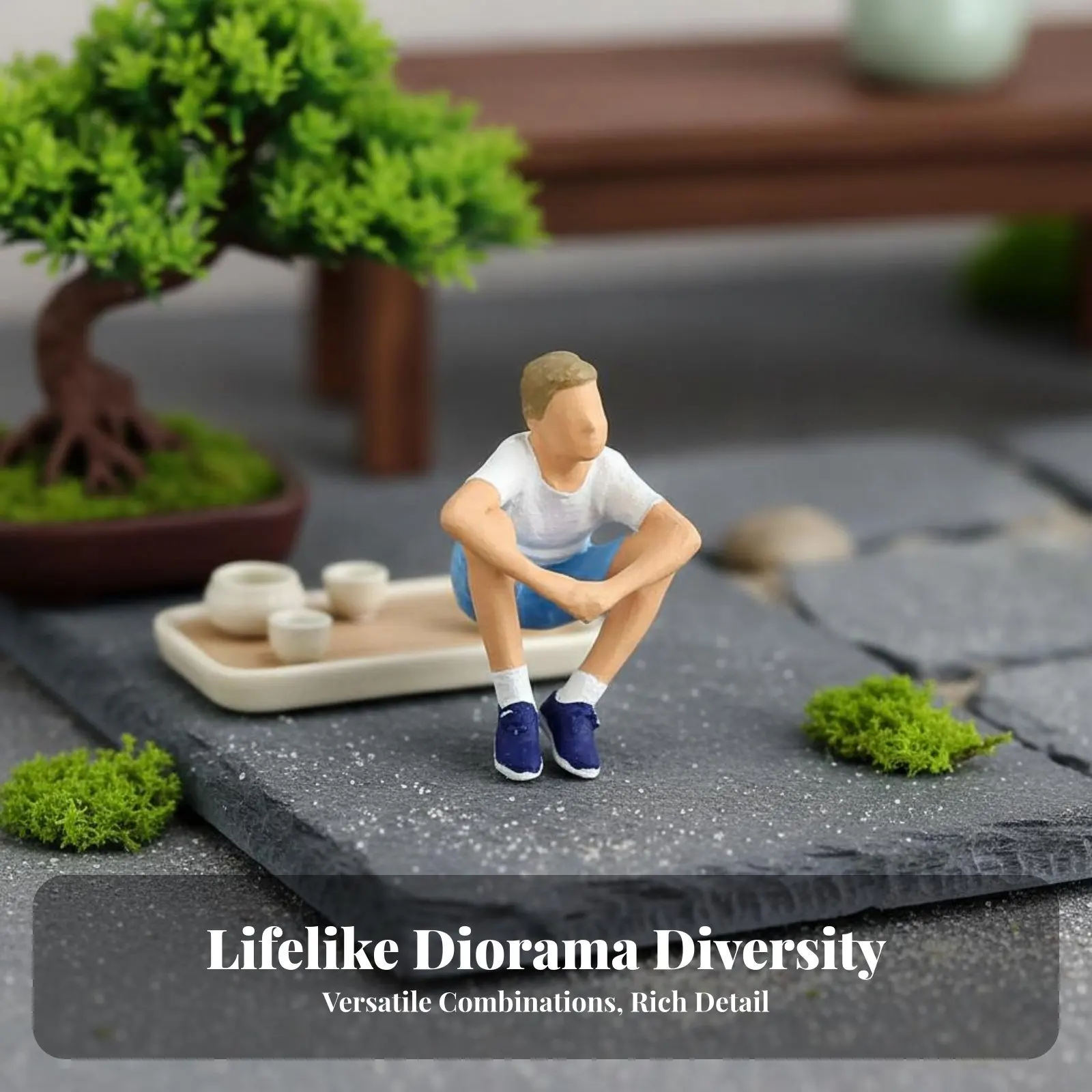 

Фигурка человека в масштабе 1:64, реалистичная, высокоточная, ручная роспись, миниатюрная фигурка человека, высокая точность, для коллекционеров