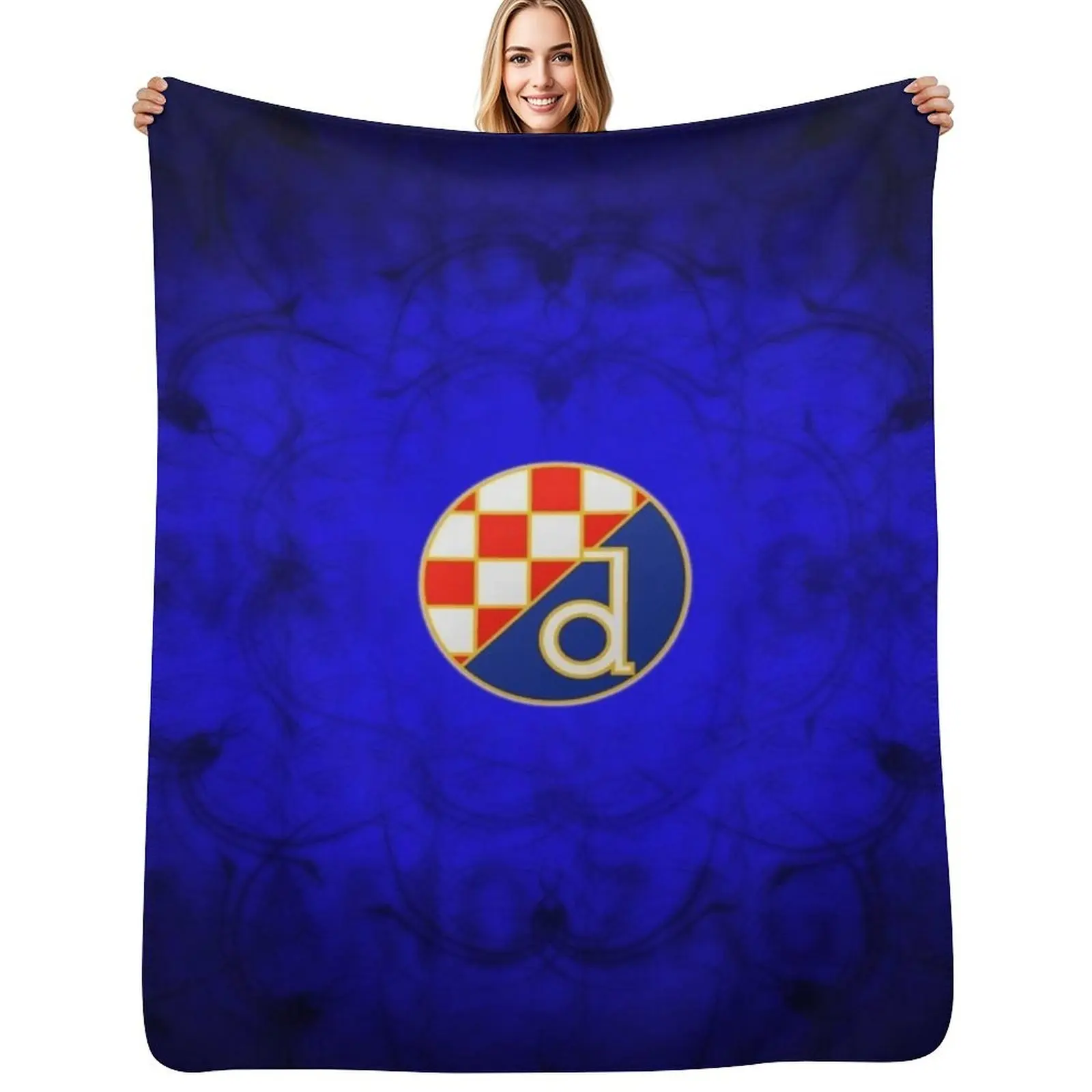 

GNK Dinamo Zagreb Throw Blanket Blankets For Sofas Flannel sofa bed Warm Blankets