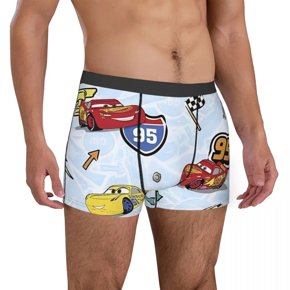 Custom Cars Lightning McQueen Boxer Merch Boxer slip novità intimo Boxer Shorts Gag Soft Quilt mutande regalo per uomo