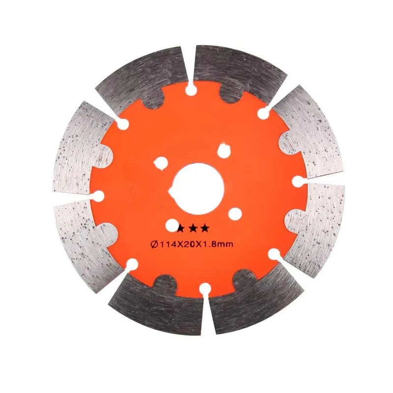 1pc14mm Diamond Dry Cutting Disc Grooved Wall Breaking Saw Blade for Marble Concrete Porcelain Granite Quartz Stone Slicing Tool