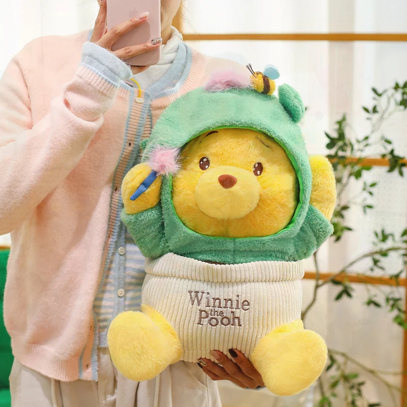 

Cute Winnie the Pooh Cactus Plush Toy Soft Stuffed Doll with Sleeping Pillow Design Perfect Birthday Gift for Girls Toddlers