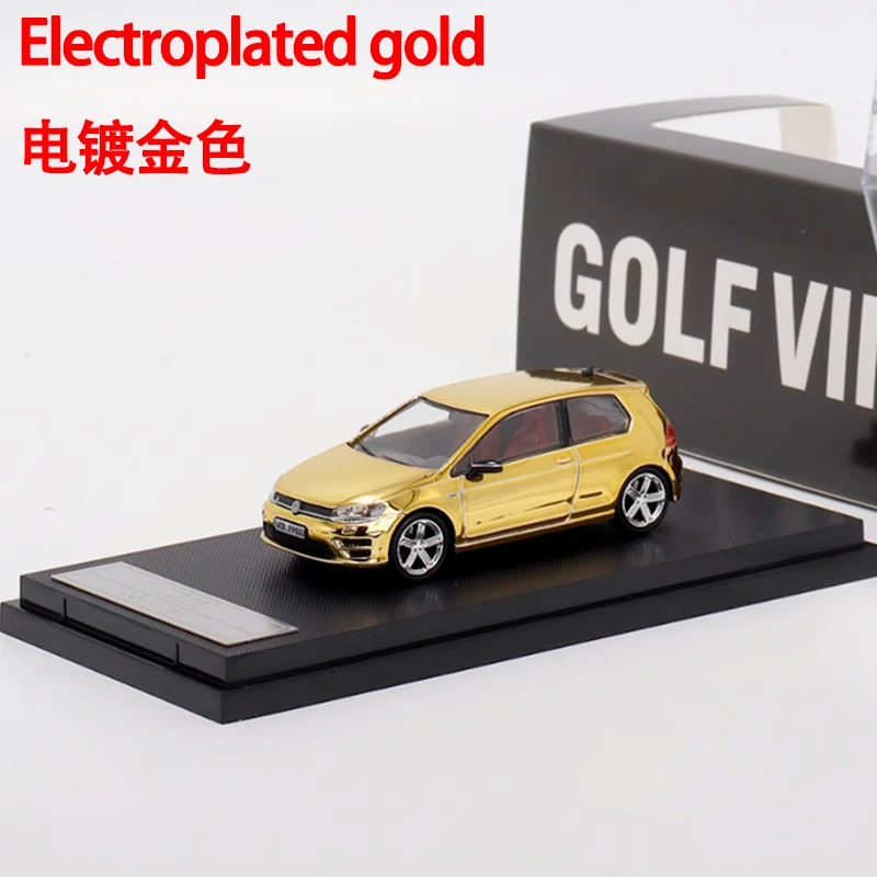 ZOOM 1:64 Scale VW Golf 7R 7 Generation Travel Car Alloy Car Model