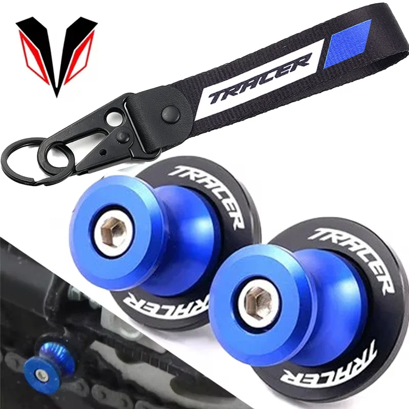 TRACER Motorcycle CNC Swingarm Spools Slider Stand & Keychain for YAMAHA Tracer 900 700 GT tracer700 Tracer 7 MT09 2016-2022