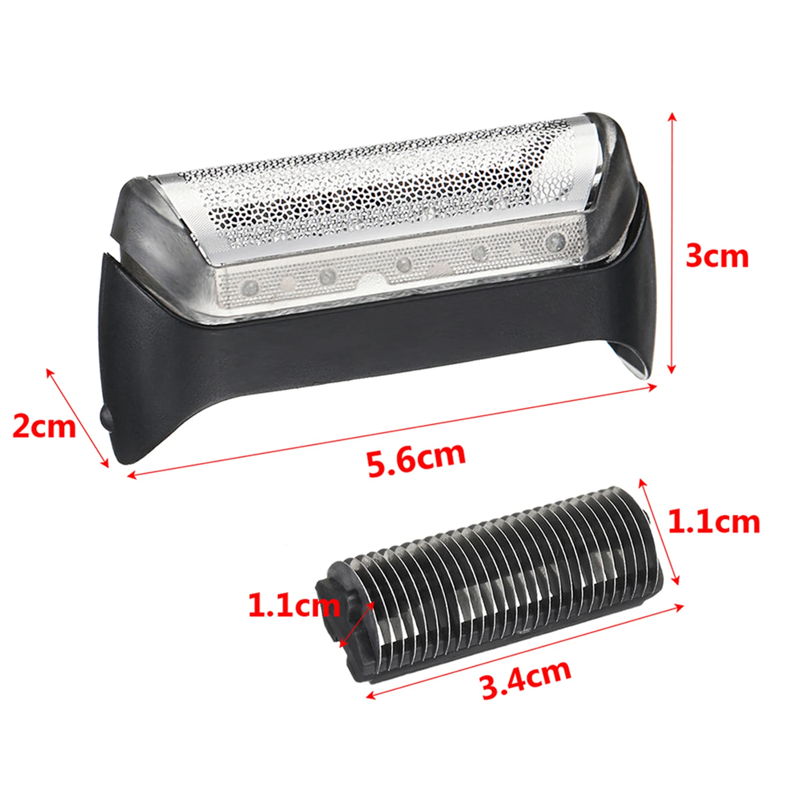 10B 시리즈 1 190 180 170용 호일 그릴 면도날 및 블레이드 교체품, 1 190 180 170용 호일 교체품