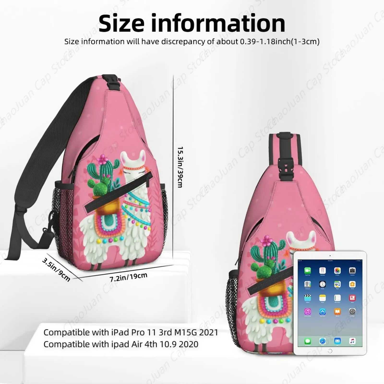 Camel Llama Cactus Umhängetaschen für Damen, trendiger Sling-Rucksack für Herren, Brusttasche, Fitnessstudio, Radfahren, Reisen, Wandern, Tagesrucksäcke