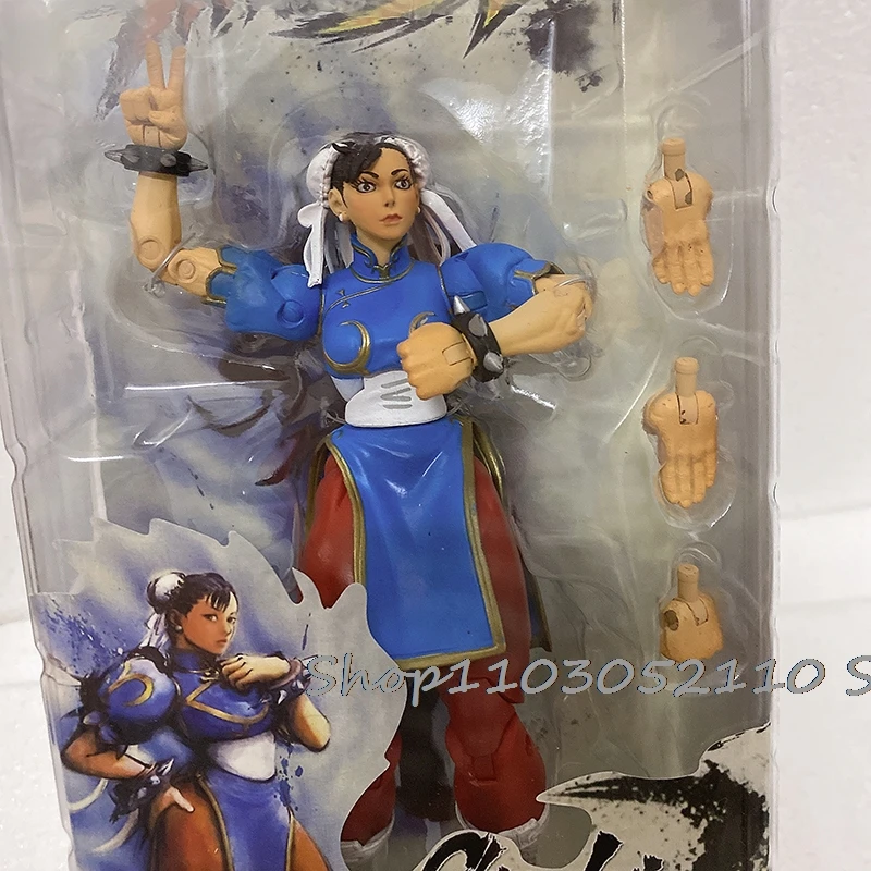 NECA Ken Ryu Figure Chun Li Hoshi Akuma Chunli Gouki Guile Action Figure Toy Doll Gift Movable Decoration Birthday Gifts