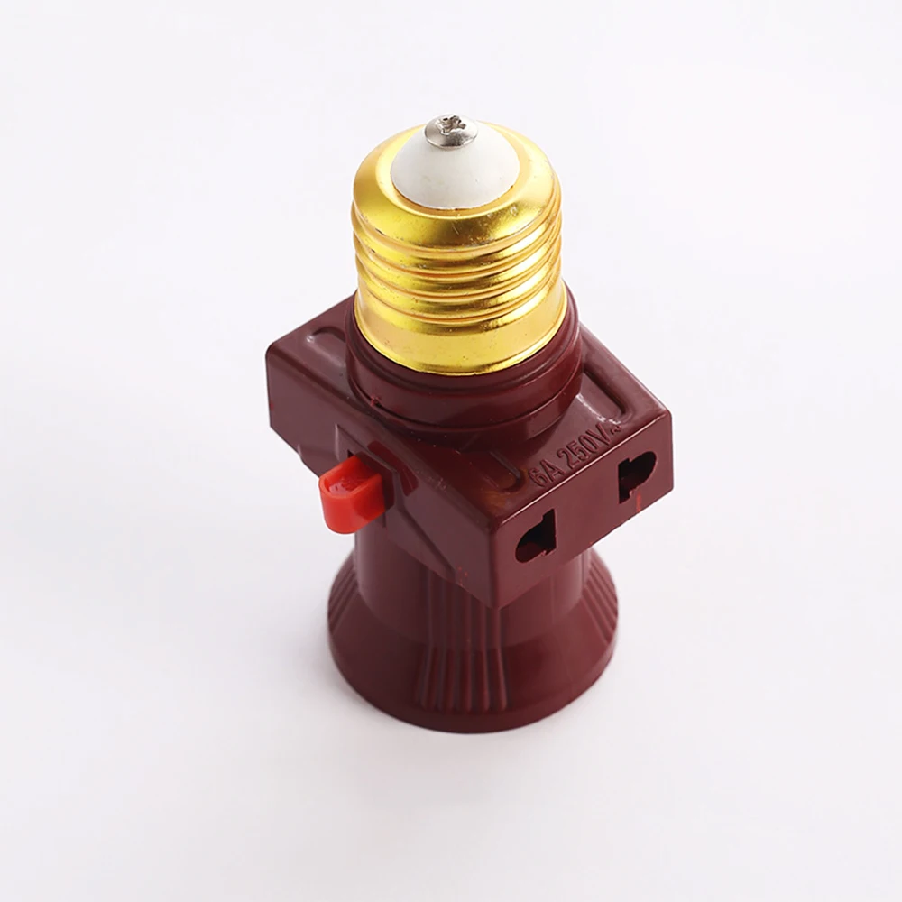 E27 قاعدة مصابيح 111 فولت-240 فولت المسمار لمبة حامل تحويل إلى مع التبديل مصباح المقبس LED لمبة المقبس ديكور المنزل مكتب نزل #5