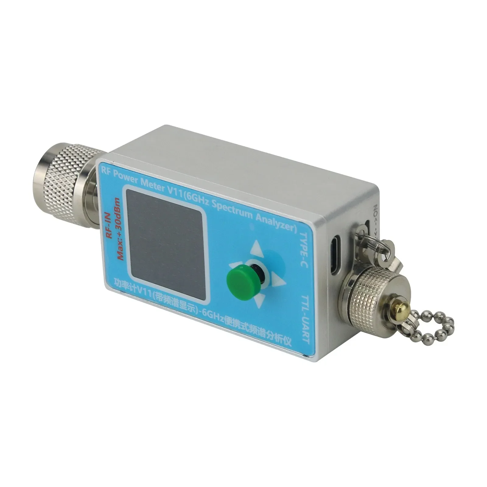 2-in-1 N-type RF Power Meter V11 & 6GHz Spectrum Analyzer (Main Unit + Type-C Cable) for EMC Testing 5