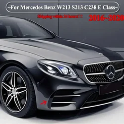 For Mercedes Benz W213 S213 C238 E Class E180 E200 E220 E250 E300 E43 E53 AMG 2016-2020 Front Bumper Spoiler Air Vent Trim Cover