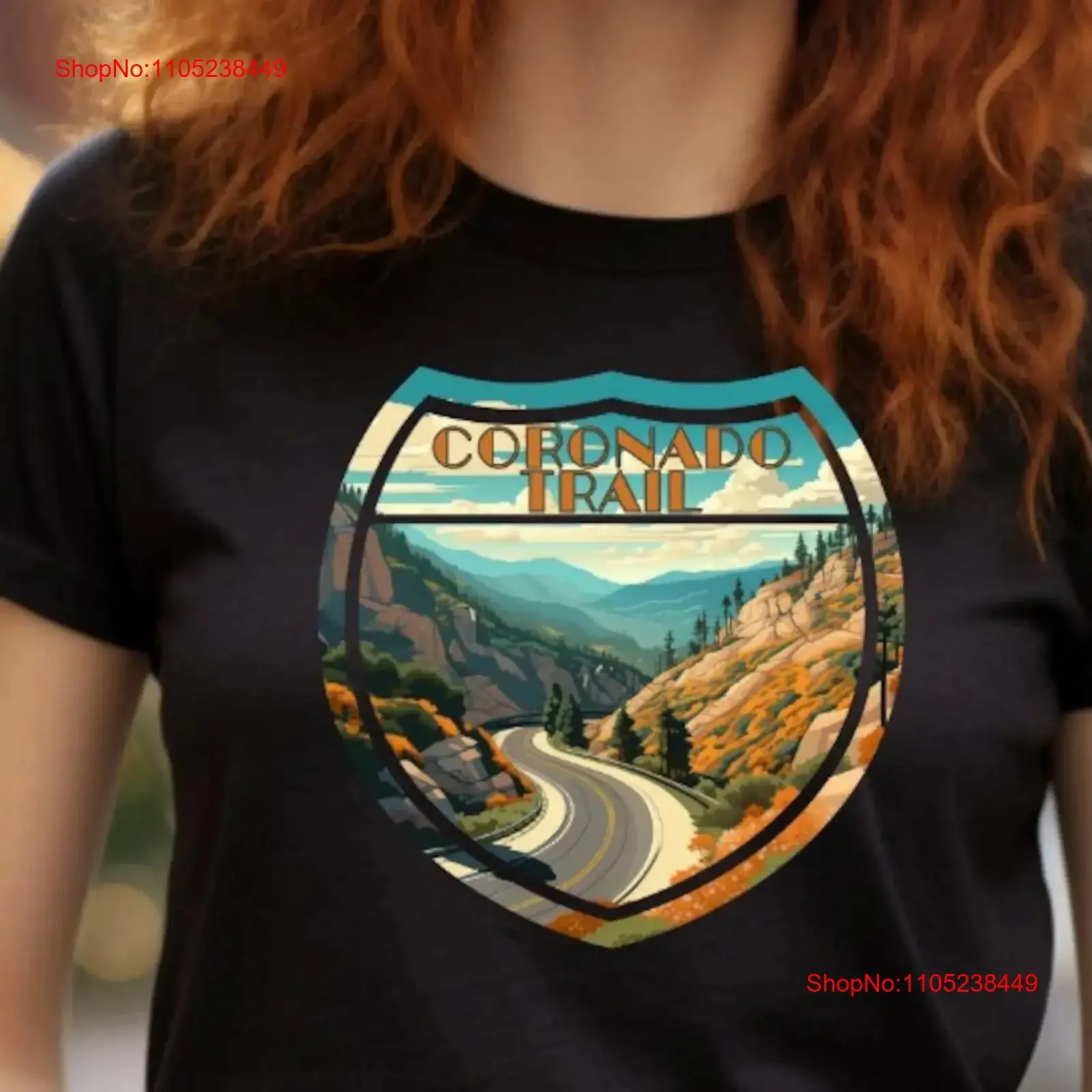 Coronado Trail Scenic Byway T Shirt Arizona White Mountains Landscape Escudilla Mountain Apache National Forest Souvenir