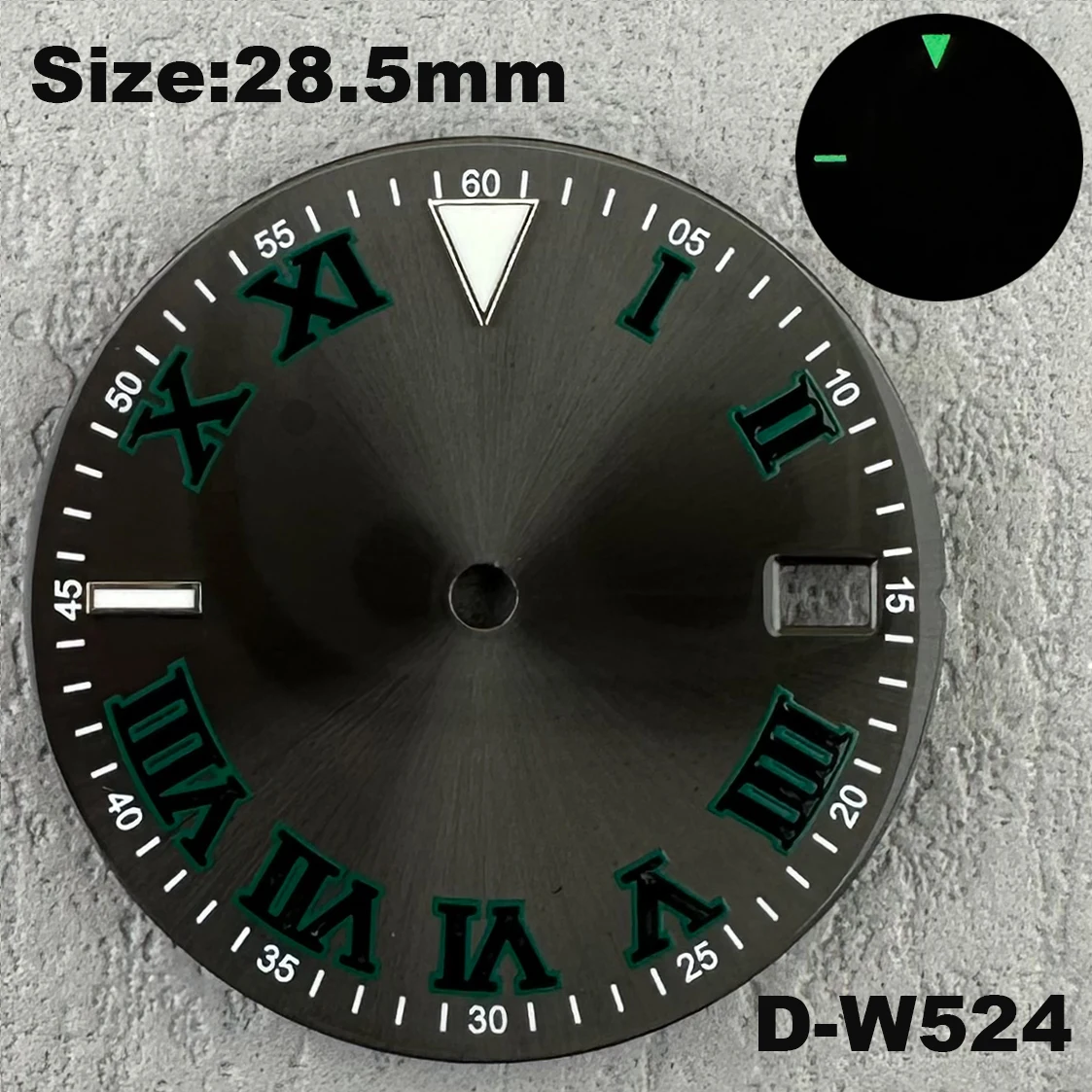 28.5 mm dial for the Miyota 8215 calibre Customisable logos and patterns Various colours available Replacement watch accessories