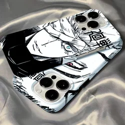Anime Jujutsus Kaisens Phone Case for iPhone 16 15 14 13 12 11 Pro Max XS XR XSMax 6 7 8 Plus Glossy HD Hard PC Cover