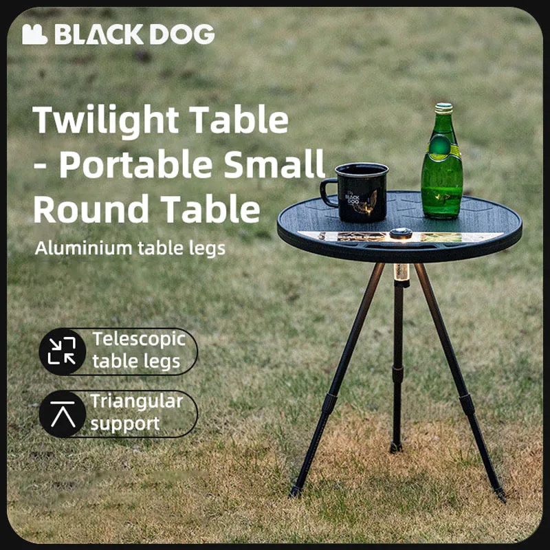 Blackdog Table pliante extérieure en alliage d'aluminium Table de Camping et chaise pique-nique pliant Portable levage petite Table ronde