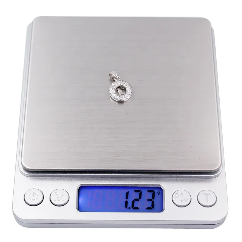 500g x 0.01g Portable Mini Electronic Food Scales Pocket Case Postal Kitchen Jewelry Weight Balance Digital Scale With 2 Tray