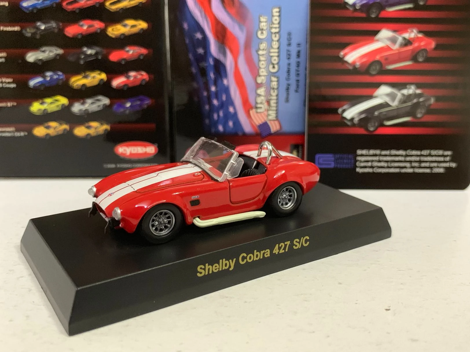 1/64 KYOSHO Shelby Cobra 427 Collection of die-cast alloy car decoration model toys