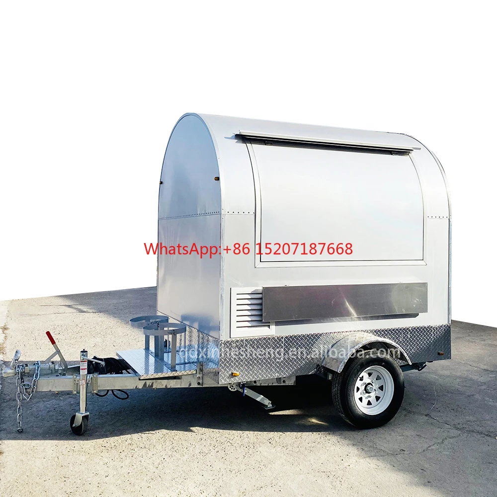 Mini Food Truck Camping Trailer Catering Hot Dog Food Truck Mobile Food Truck Full Kitchen