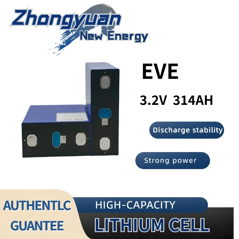 EVE314ah3.2V Lithium Battery Original Genuine Lithium Iron Phosphate Power Cell Outdoor Mobile Power Supply