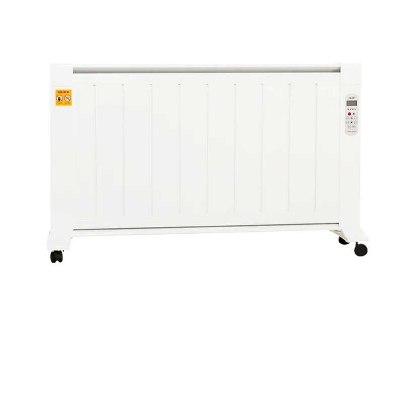 Calentador de espacio eléctrico de 2000W, calentador de Panel de cristal de carbono, radiador convector de fibra de carbono con termostato para calefacción del hogar