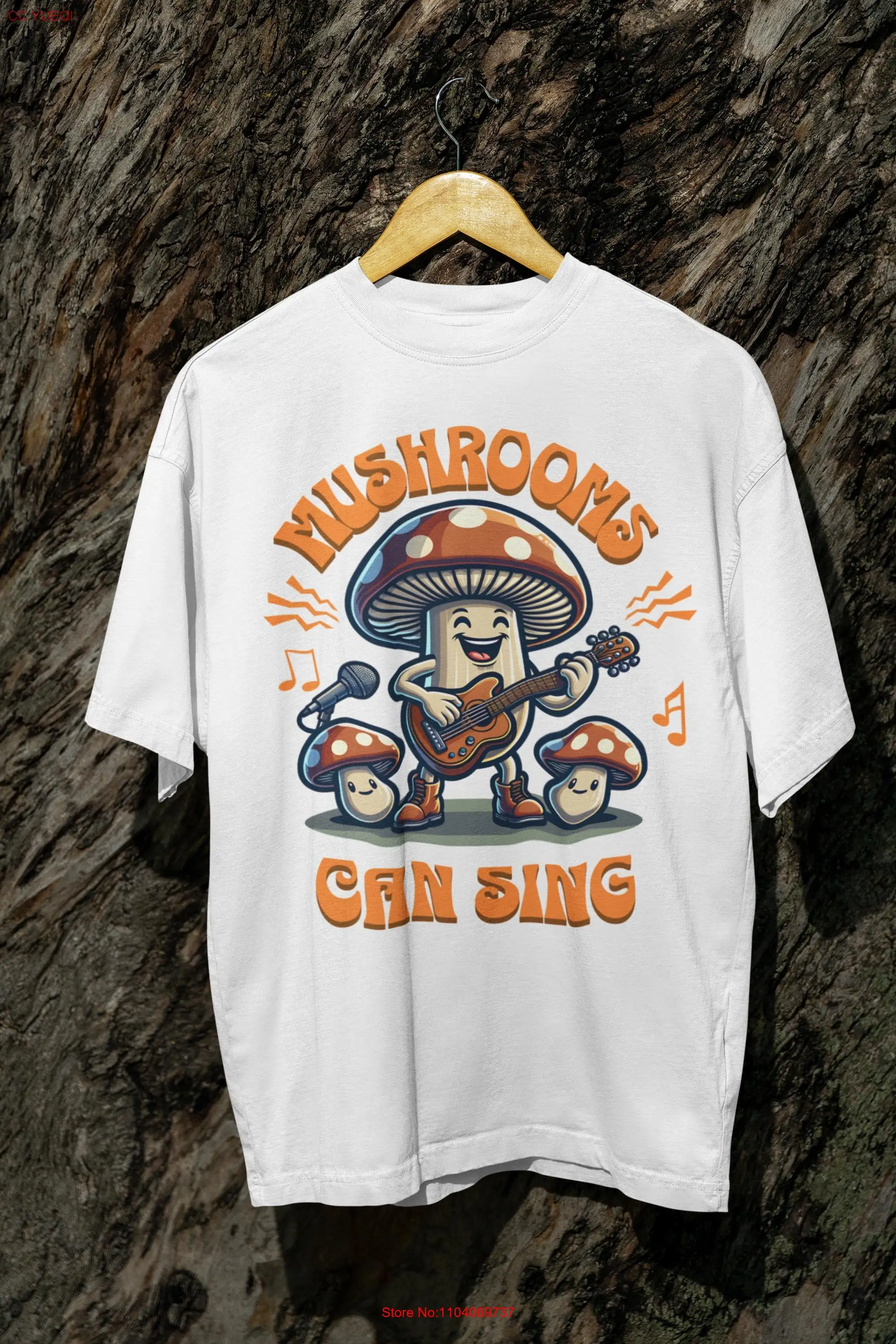 Camiseta cómoda de concierto de setas, ropa de abanico de Amanita, estilo Psylo, canto, manga larga o corta