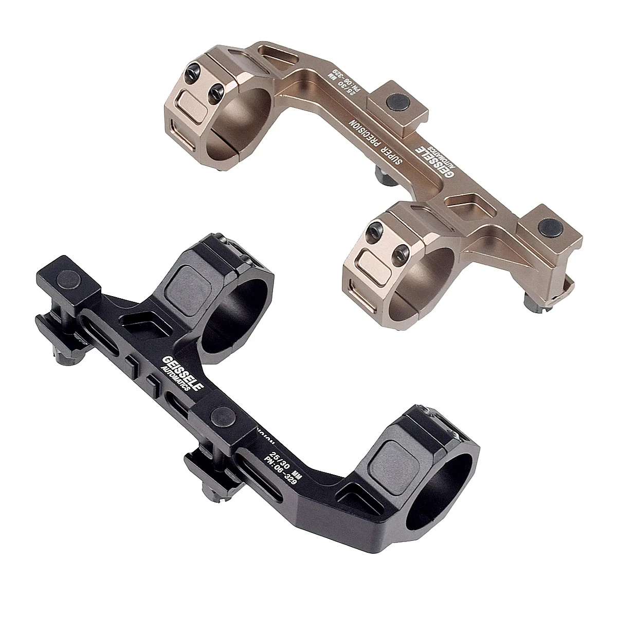 New Low Profile Base GEISSELE Cantilever Scope Mount Rings 25.4mm 30mm Ring ROF 45 90 RAISER Red Dot Super Precision AR15