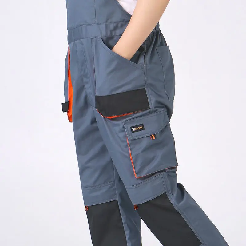 Bib Pants Jumpsuits Multi-pocket Cargo Uniforms Outdoor Wear-resistant Loose Suits Overalls Work Strap Trousers