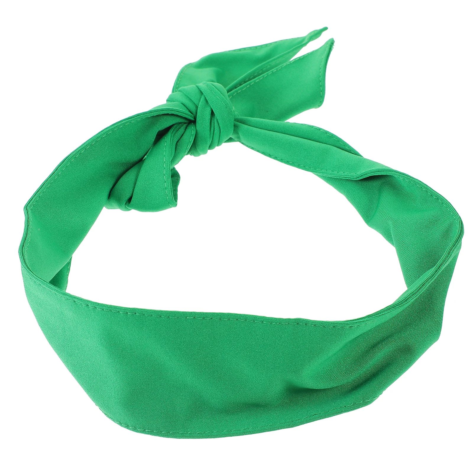 

Tie Headband Green Sweatbands For Women Workout Hair Accessories Sports Headbands Fashion Thin Hairbands Fitness Running Spa