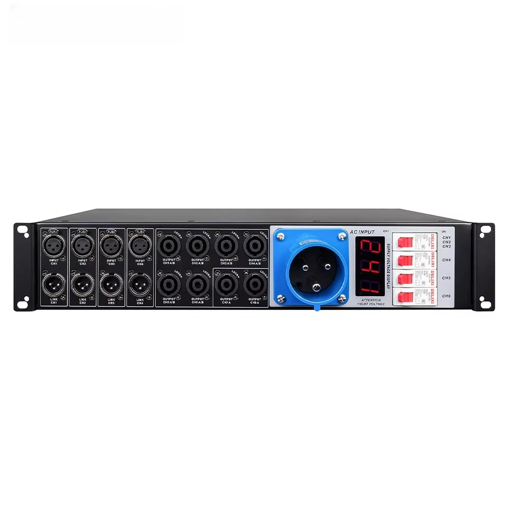 Professional Series Speaker  Controller features 6  outputs and circuit protection functions