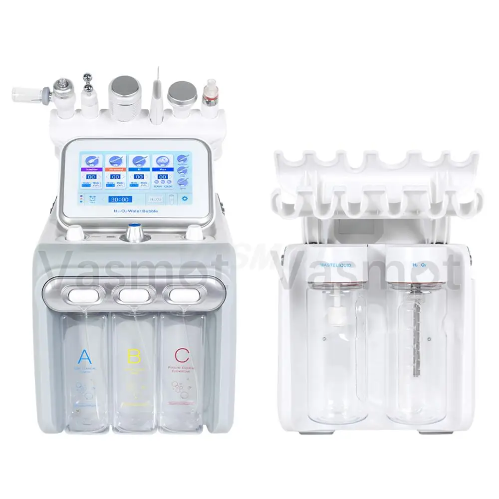 Small Bubble Water Dermabrasion Microdermabrasion Hydrogen Oxygen Facial Machine Deep Cleansing RF Lifting Blackhead Removal