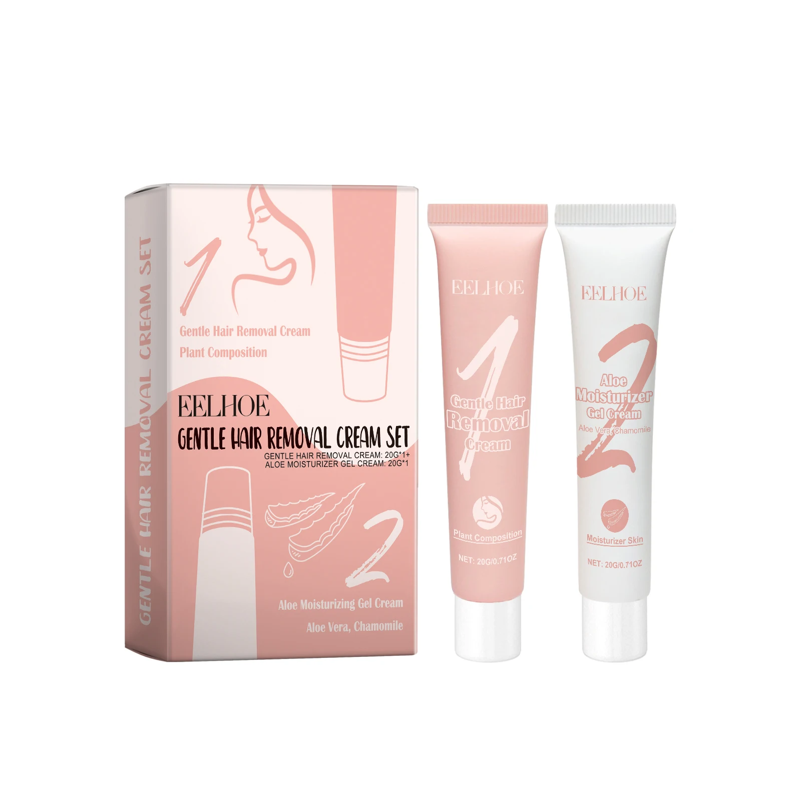 EELHOE Hair Removal Cream for  - огляд і ціна Hair Care With Aloe Vera