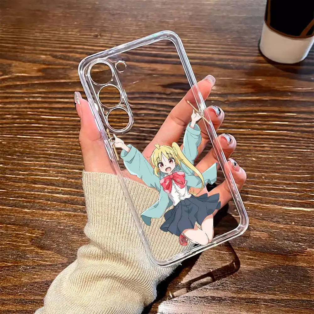 

Nijika Ijichi Bocchi the Rock Phone Case For SamsungA10 A12 A31 A40 A70 Transparent Cover Case
