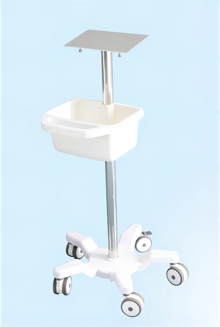 Good quality hospital machine Medical laptop cart trolley for sale