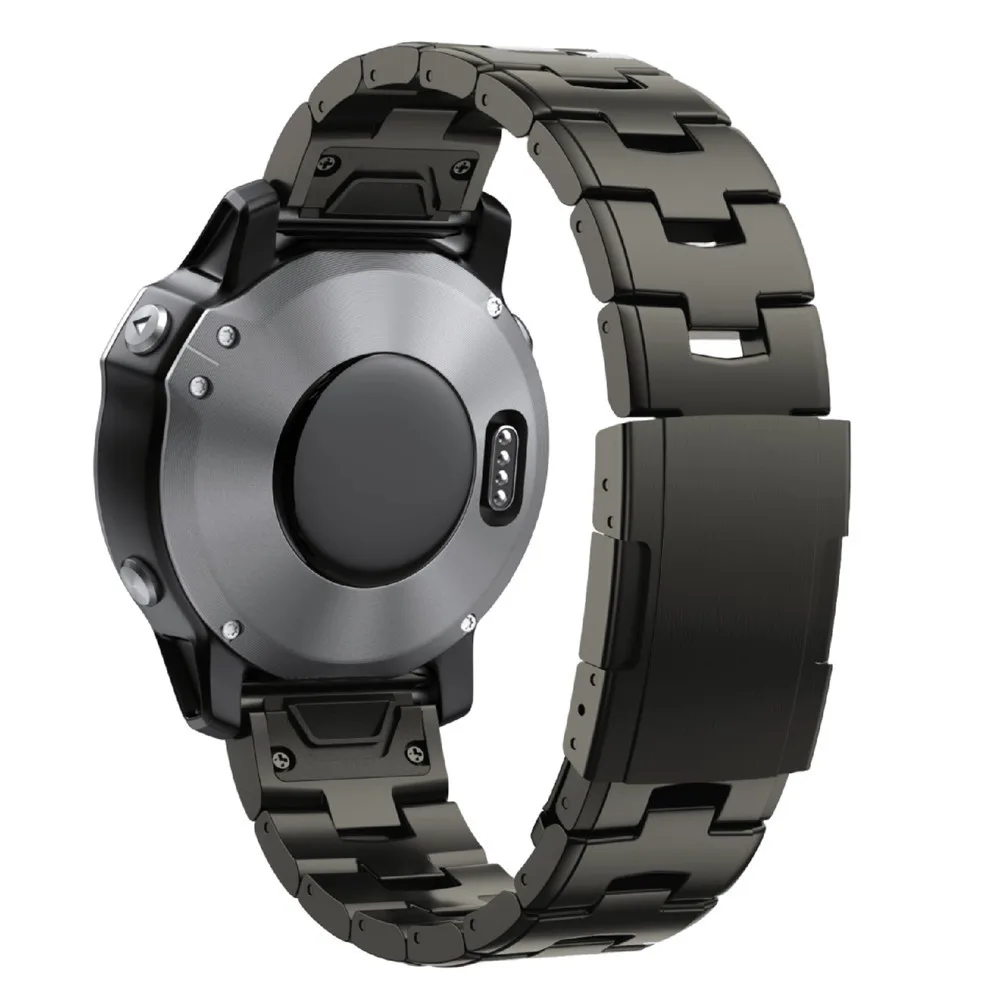 สายรัดข้อมือไทเทเนี่ยม1ชิ้นสำหรับสายรัดข้อมือกำไลข้อมือทดแทนสำหรับ7X 7PRO Garmin/fenix6 6X รุ่น YZ