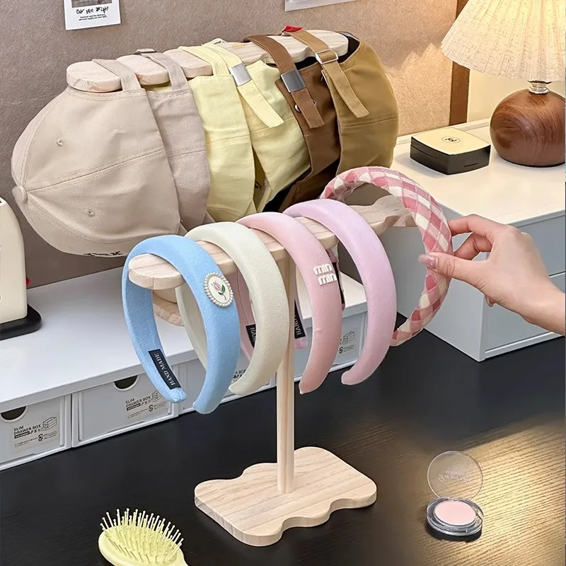 1 Piece Headband Stand Wood Headband,Necklaces,Bracelets Display Stand Headband Jewelry Storage Rack Jewelry Organizer