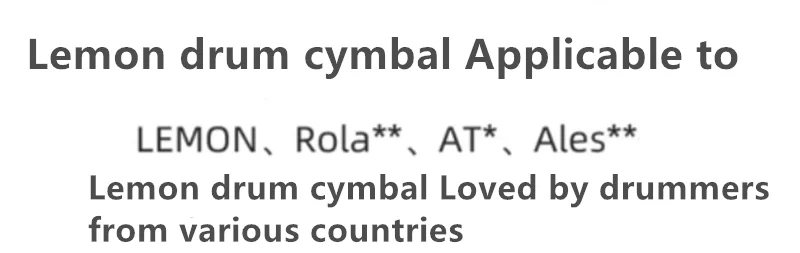 Prato de tambor de limão 15 ", 2 zonas, 3 zonas, crash, com estrangulamento totalmente coberto para kit de bateria eletrônica, címbalo de tambor de limão, 9 polegadas, 2 zonas