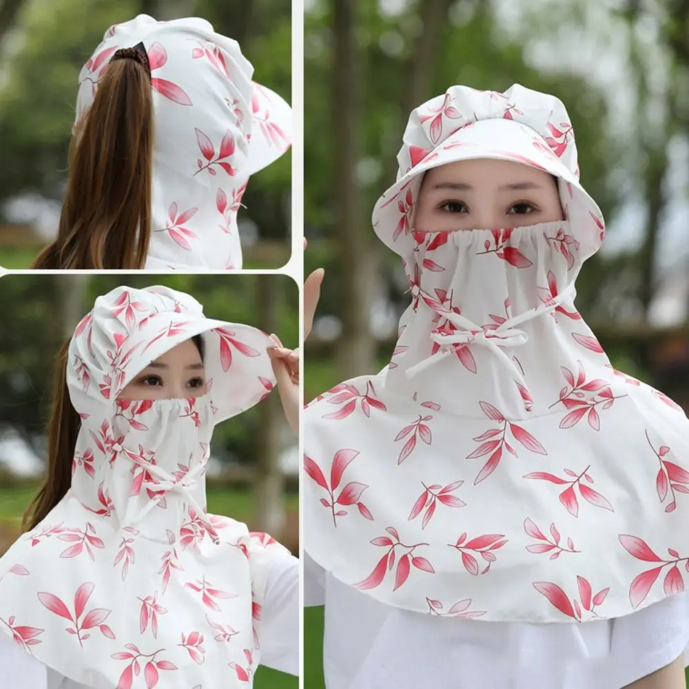 

Дышащая солнцезащитная шляпа с цветком, защита от ультрафиолета, защита шеи, кепка-ведро с широкими полями, солнцезащитный крем, кепка для сбора чая на открытом воздухе