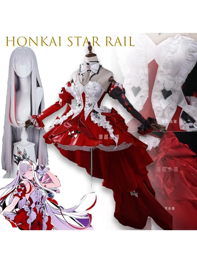 Honkai Star Rail Cos Xuzhao Aeon Aha Elation Cosplay-Outfit Anime Cos Kostüm für Comic-Party Anime-Rollenspiel Komplettset Halloween
