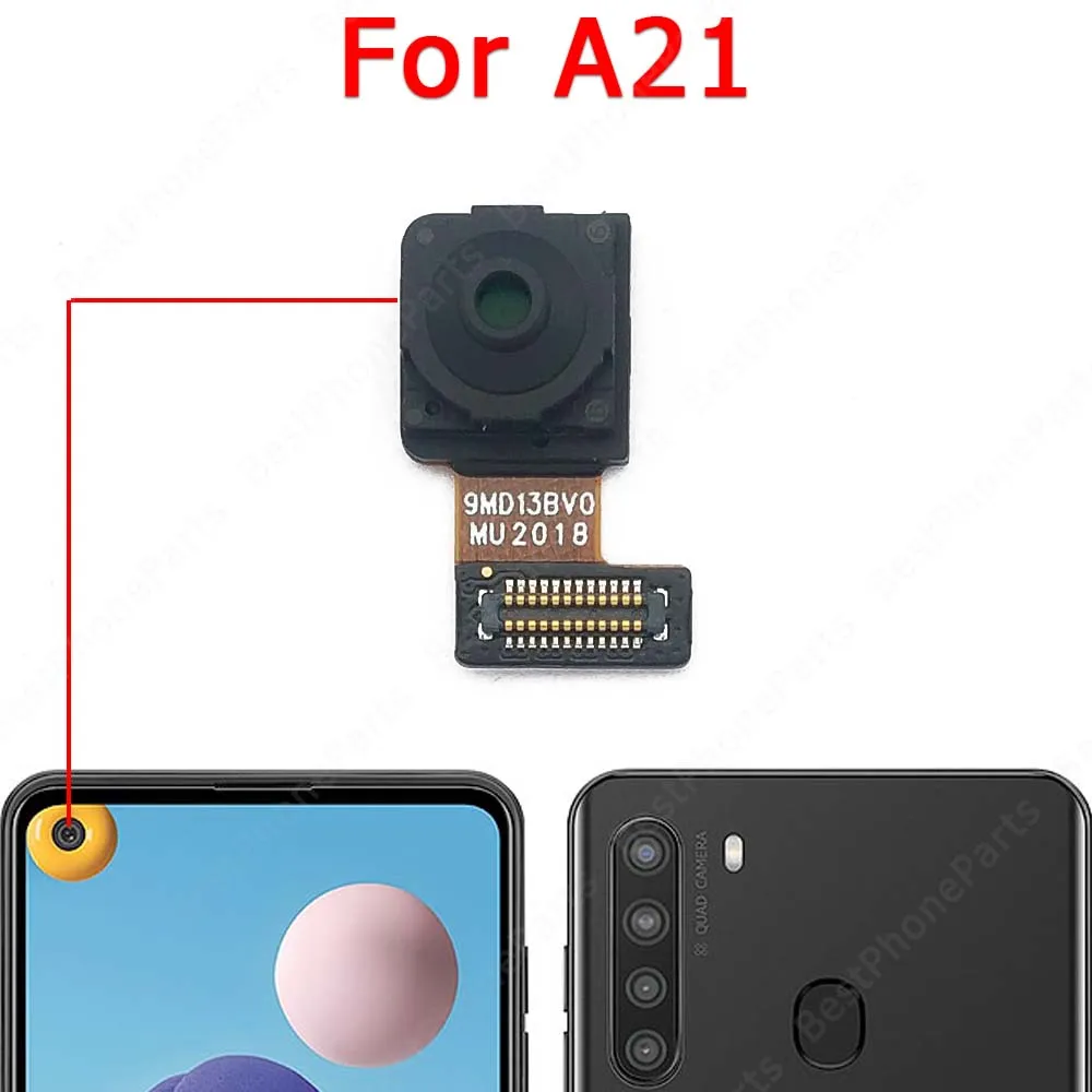 Front Camera For Samsung Galaxy A41 A51 A71 5G A01 A11 A21 A21s A31 Selfie Facing Frontal Camera Module Spare Parts